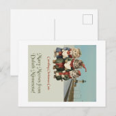 Kerst Caroling Cats Duluth Minnesota Briefkaart (Voorkant / Achterkant)