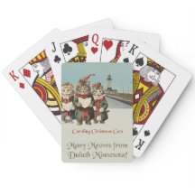 Kerst Caroling Cats Duluth Minnesota