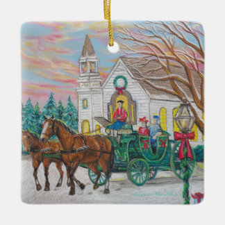 Kerst Carriage Ornament