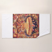 'Kerst Carrousel Joy badhanddoek (Badhanddoek)