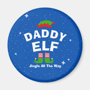 Kerst Cartoon Elf aangepaste naam en zin Magneet