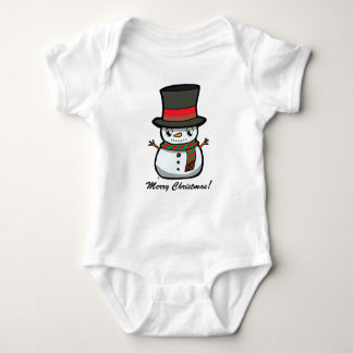 Kerst Cartoon Sneeuwman Romper