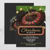 Kerst Casino Feest Feestelijke Black Jack Kaart (Voorkant / Achterkant)
