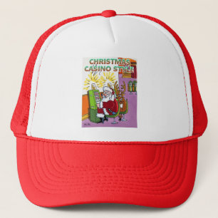 Kerst Casino Stijl trucker hoed Pet