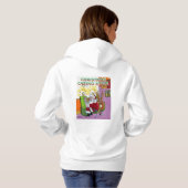 Kerst Casino Style, blanken terug Hoodie (Achterkant volledig)