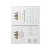 Kerst Categorieën A tot Z Tear Away Games Notitieblok (Linkerzijde)