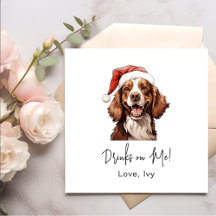 Kerst Cavalier Charles Dog gepersonaliseerd