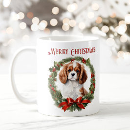 Kerst Cavalier King Charles Hondentekst Mok