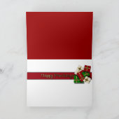 Kerst - Cavalier - Sweet Pea, Lily, Roos Poppy Feestdagen Kaart (Binnen)