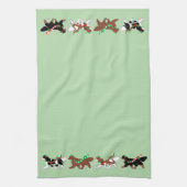 Kerst Cavaliers Parade Theedoek (Verticaal)