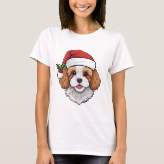 Kerst Cavapoo Cavoodle T-shirt - Blenheim