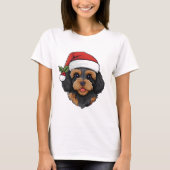 Kerst Cavapoo Cavoodle T-shirt - Phantom (Voorkant)
