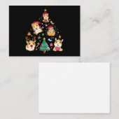 Kerst Cavia's Kerstboom Vakantie Grappig Anim Notitiekaartje (Voorkant / Achterkant)