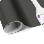 Kerst champagne cadeaupapier (Rol Hoek)