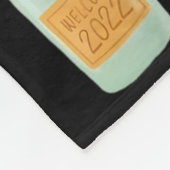 Kerst Champagnet Koel Gl Coquette Fles Fleece Deken (Hoek)