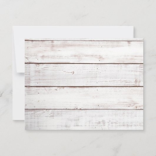 Kerst Charme II Winter/Kerst Dankkaart Kaart (Achterkant)