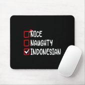Kerst Checklist Leuke Stoute Indonesische Jongen G Muismat (Met muis)