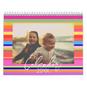 Kerst Cheer Kleurrijke Afbeelding Kalender (Hoes)