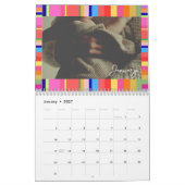 Kerst Cheer Kleurrijke Afbeelding Kalender (Jan 2027)