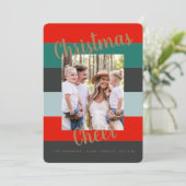 Kerst Cheer Moderne Collage Foto Rond (Staand voorkant)