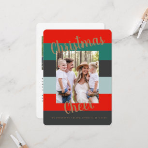 Kerst Cheer Moderne Collage Foto Rond