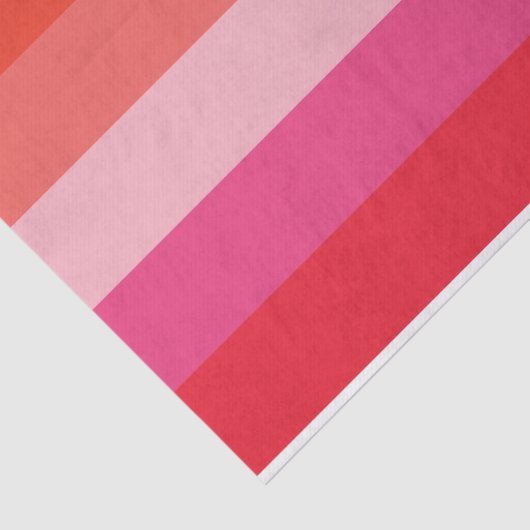 Kerst Cheer Red Stripes Vakantie Tissuepapier (Detail)