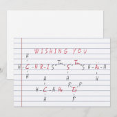 Kerst Cheer Scheikunde Wetenschap Leraar Vakantie Feestdagenkaart (Voorkant / Achterkant)