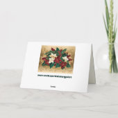 kerst-cheer-wenskaart feestdagen kaart (Achterkant)