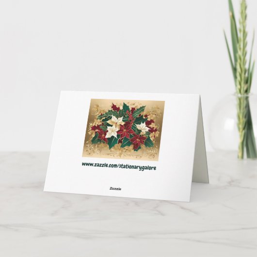 kerst-cheer-wenskaart feestdagen kaart (Achterkant)