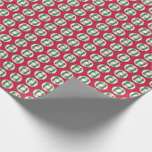 Kerst Cheetahs Cadeaupapier (Hoek)