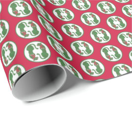 Kerst Cheetahs Cadeaupapier