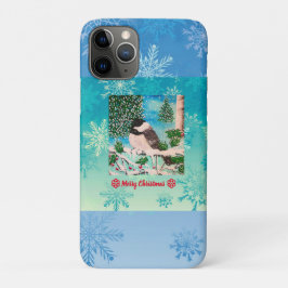 Kerst Chickadee Chatter Case-Mate iPhone Case