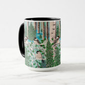 Kerst Chickadee Chatter Cup Mok (Voorkant links)