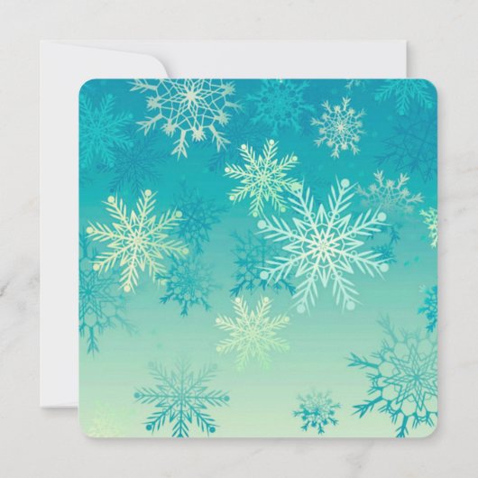 Kerst Chickadee Chatter Kaart (Achterkant)