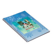 Kerst Chickadee Chatter Notitieboek (Rechterzijde)