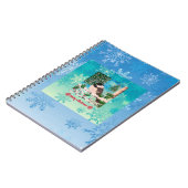 Kerst Chickadee Chatter Notitieboek (Linkerzijde)