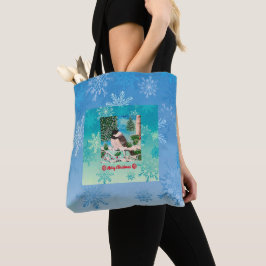 Kerst Chickadee Chatter Tote Bag