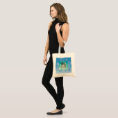 Kerst Chickadee Chatter Tote Bag (Voorkant (model))