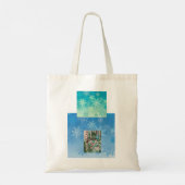 Kerst Chickadee Chatter Tote Bag (Achterkant)