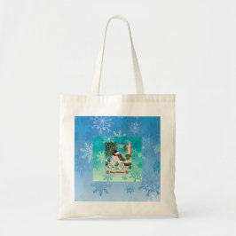 Kerst Chickadee Chatter Tote Bag