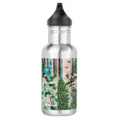 Kerst Chickadee Chatter Waterfles (Rechts)