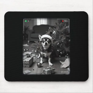 Kerst-Chihuahua gevangen op camera Muismat
