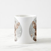 Kerst Chihuahua Rendier Hond Koffiemok (Center)