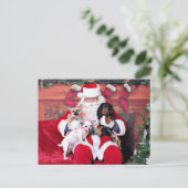 Kerst - Chihuahuas en Cavalier Feestdagenkaart (Staand voorkant)