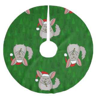 kerst Chinchilla kerstman kerstboom groen Rok