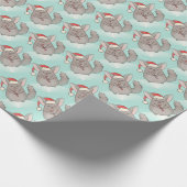 kerst chinchillas cadeaupapier (Hoek)
