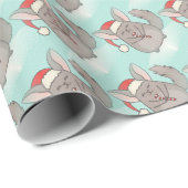 kerst chinchillas cadeaupapier (Rol Hoek)