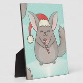 kerst chinchillas fotoplaat (Zijkant)