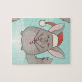 kerst chinchillas legpuzzel (Horizontaal)