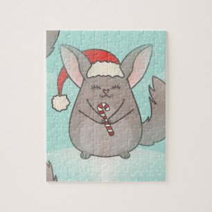 kerst chinchillas legpuzzel